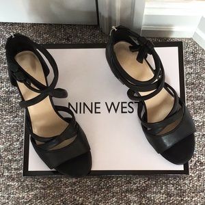 Nine West Black Sandals